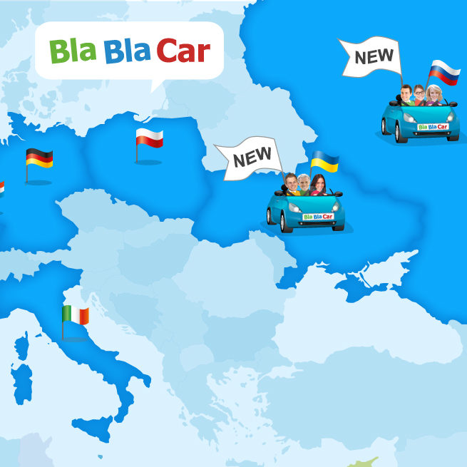 Europas Mitfahrmarktführer expandiert nach Russland und Ukraine