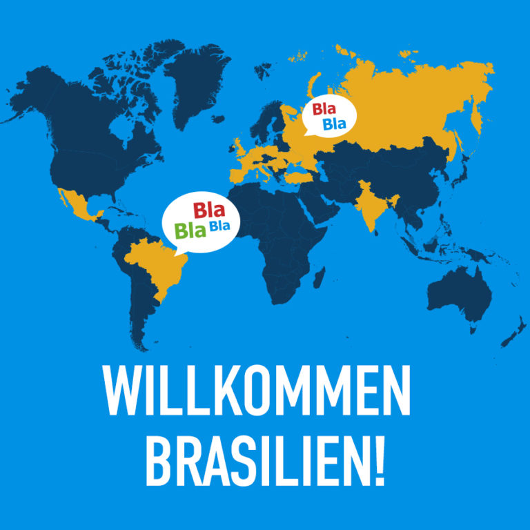 Willkommen in der BlaBla-Community, Brasilien!