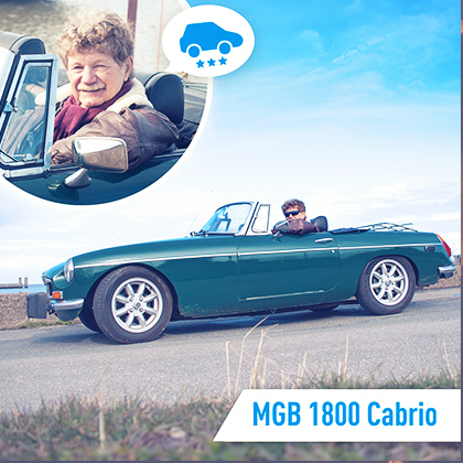 Mitfahr-Auto des Monats: MGB 1800 Cabrio